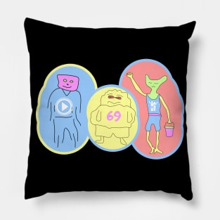 The Rabarbers freaks and geeks Pillow