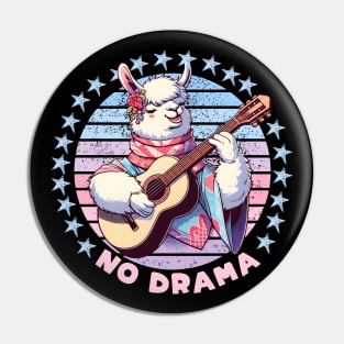 Rock and roll Llama Pin