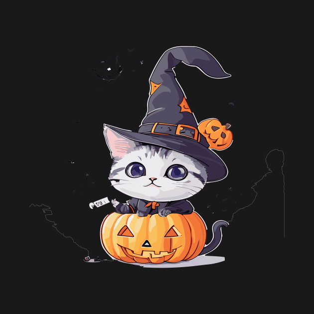 Pumpkin Cat by Maria Murtaza