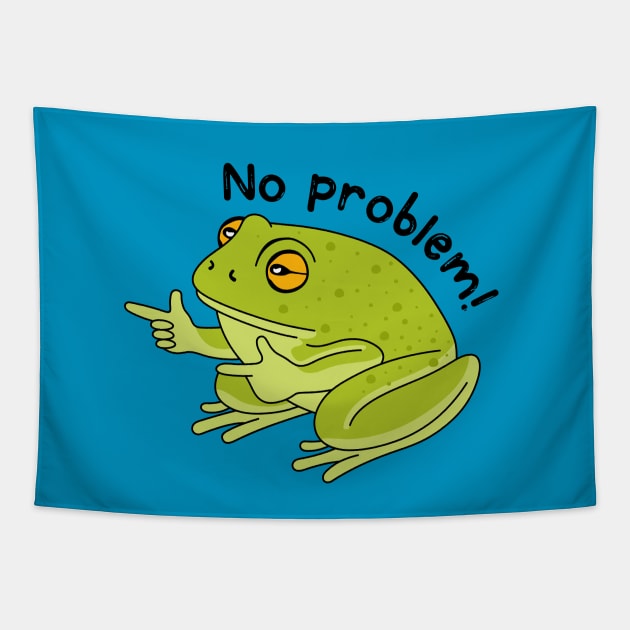 Frog no problem Tapestry by My Happy-Design