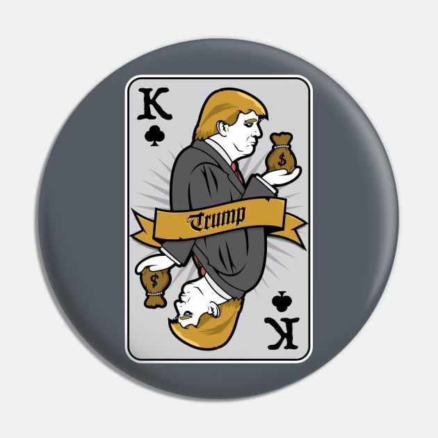 Donald Trump Card Pin by UnluckyDevil