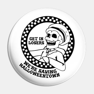 Get In Losers We're Saving HalloweenTown, Car Vinyl Decal, Bumper Pin