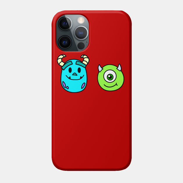 Monsters Inc Chibi Mike and Sulley - Monsters Inc - Phone Case