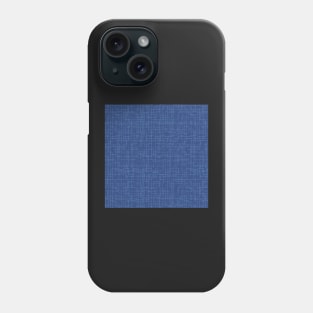 Timothy in Blue on blue crosshatching Phone Case