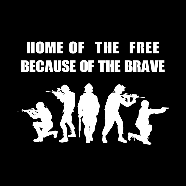 Home of the Free Because of the Brave by NeilGlover