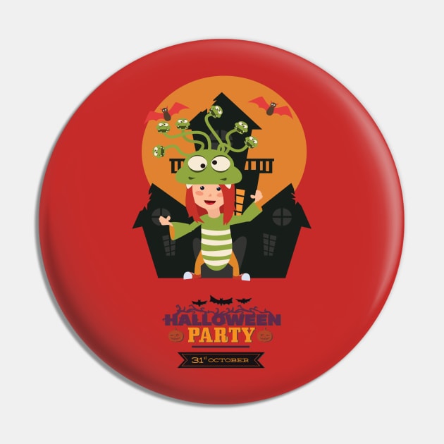 Halloween Party Pin by Gigart