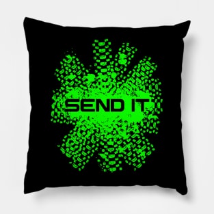 Send It Mountain Biking Pillow