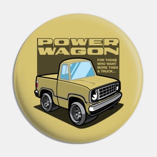 Light Gold - Power Wagon Pin