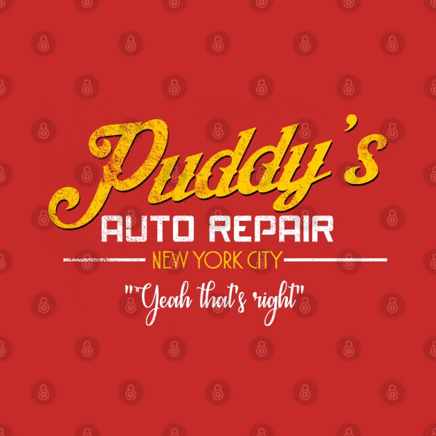 Puddy's Auto Repair, distressed by hauntedjack