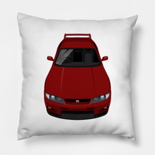 Skyline GTR V Spec R33 - Dark Red Pillow