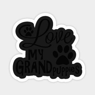 Fun Dog Gifts and Ideas - Love my Grandpuppies Magnet