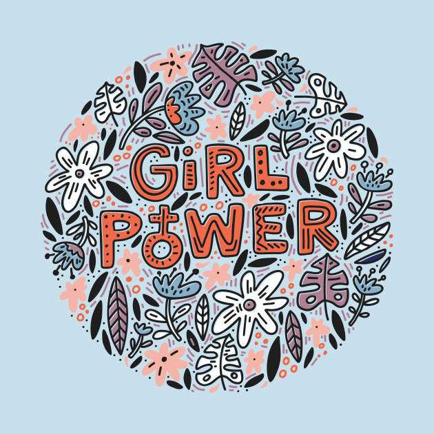 Girl Power Cute TShirt TeePublic