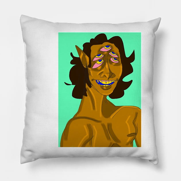 Star Crossed Lover Pillow by BartSampson