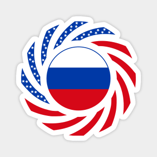 Russian American Multinational Patriot Flag Magnet