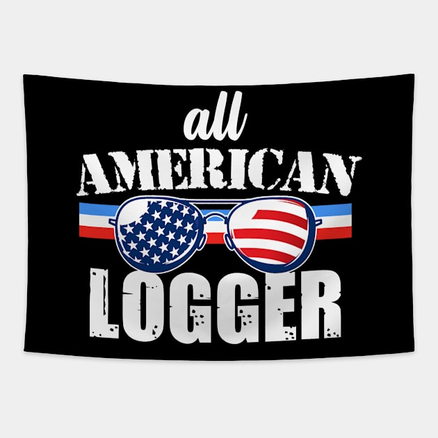 American Logger Tapestry by FanaticTee