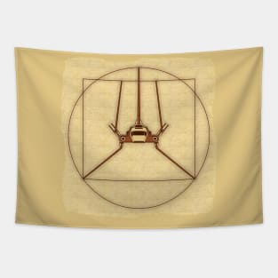 Shuttle Vitruvian - Design 1 Tapestry