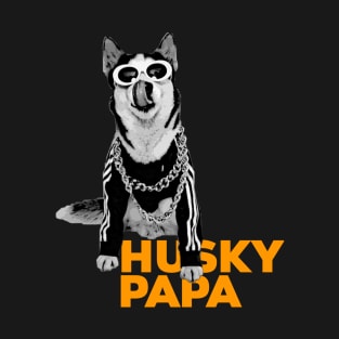 Husky Papa T-Shirt