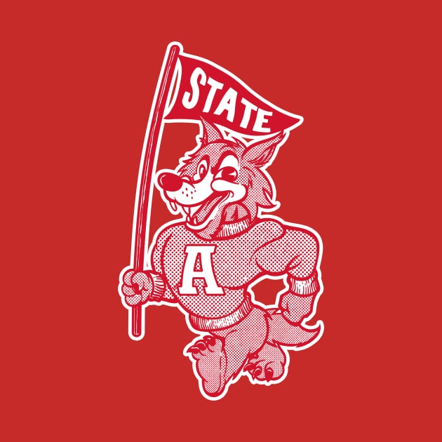 Retro State Wolf by rt-shirts