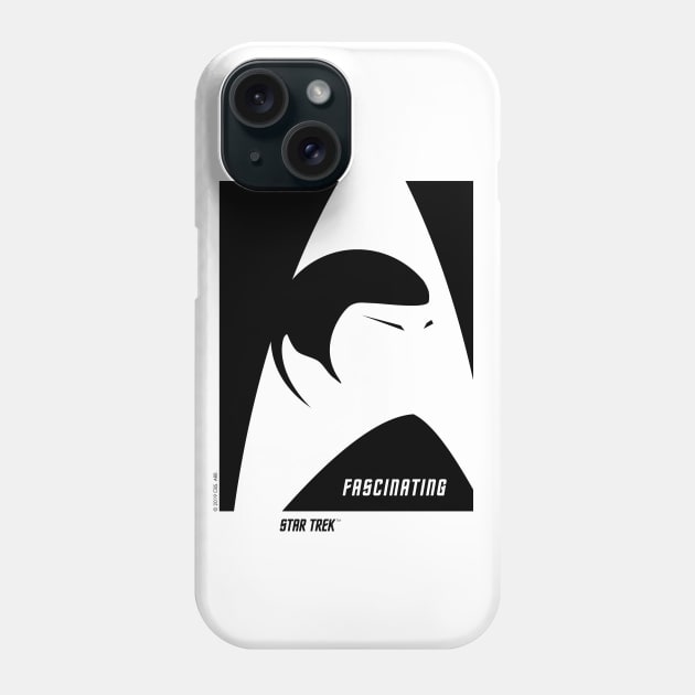 Spock Fascinating Star Trek Original Series Transparent logo Phone Case by Markadesign