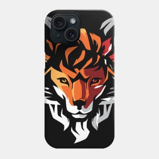 hipster fox Phone Case