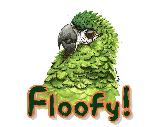 Floofy! Kids T-Shirt by SkyeElizabeth