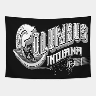 Vintage Columbus, IN Tapestry