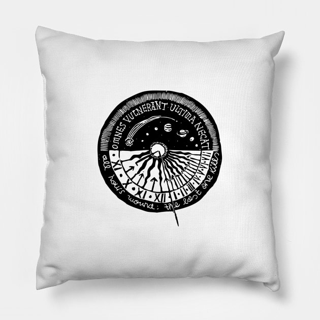 Sundial Pillow by louweasely