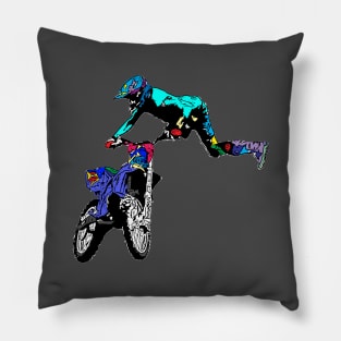 motocross freestyle Pillow