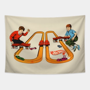 1970 super charger race set Tapestry