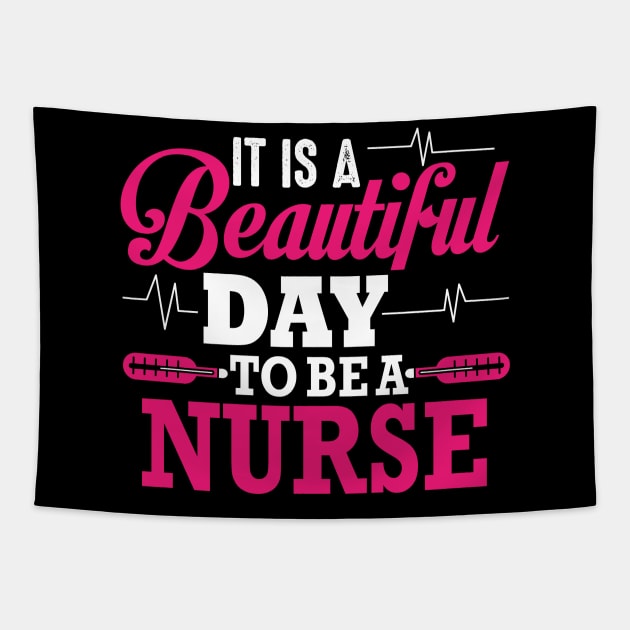 Beautiful Nurse Day Tapestry by Verboten