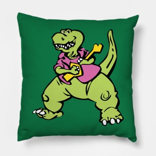 T-Rex Rocks! - Mesozoic Mind! Pillow