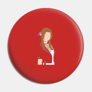 Pretty Aerith Minimalist Pin