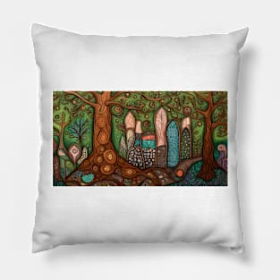 Folk Forest Worship Pillow