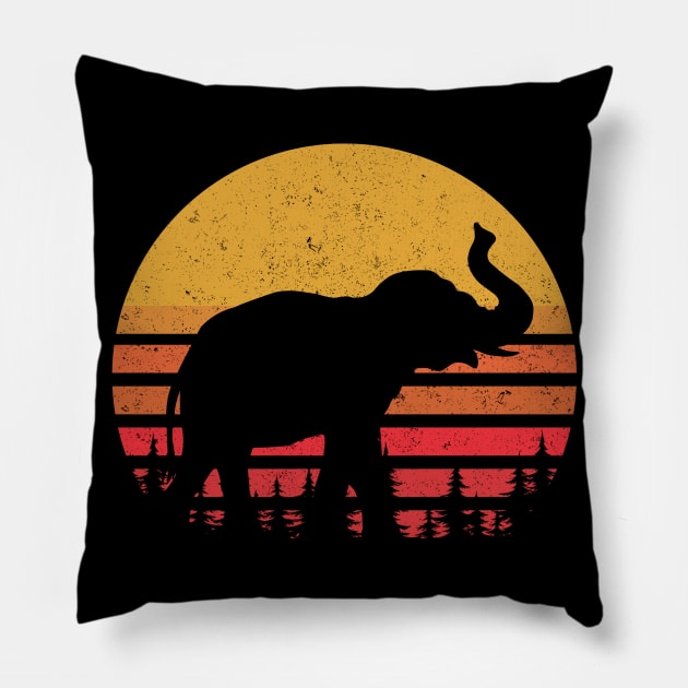 Vintage Elephant Pillow by LotusTee