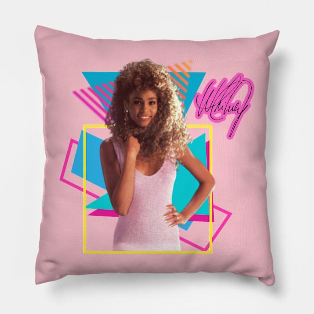 Whitney Houston Pillow by Cun-Tees!