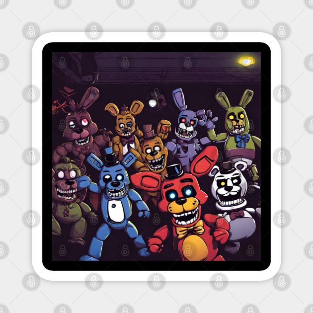 FNAF Magnet by blaurensharp00@gmail.com