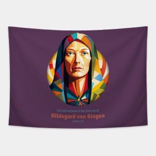 Hildegard von Bingen WPAP Tapestry