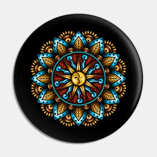 Mandala Circle Geometric Pin