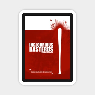 Inglourious Basterds - Minimal Movie Film Fanart - Tarantino Alternative Magnet