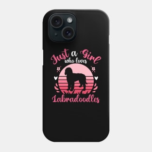 Just a girl who loves Labradoodles Phone Case