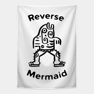 Reverse Mermaid Tapestry