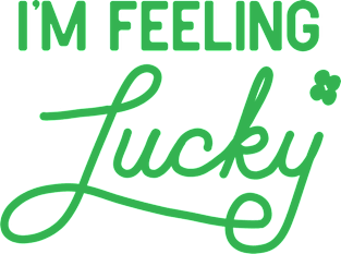 I’m Feeling Lucky Shamrock Magnet