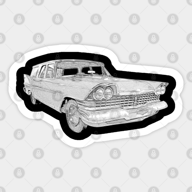 picture 1960 Plymouth Fury Station Wagon teepublic