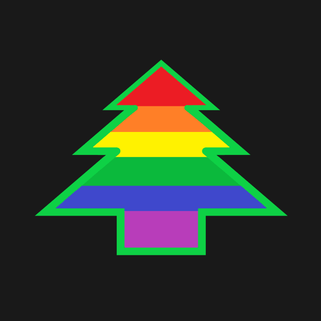 Homosexual/Homoromantic/Gay/Rainbow Pride: Christmas Tree by DisneyFanatic23