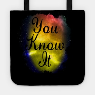 You Know It Funny 80's Design Tote