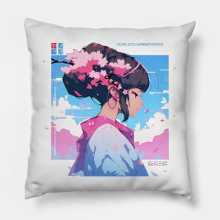 Sakura Girls # 1 Pillow