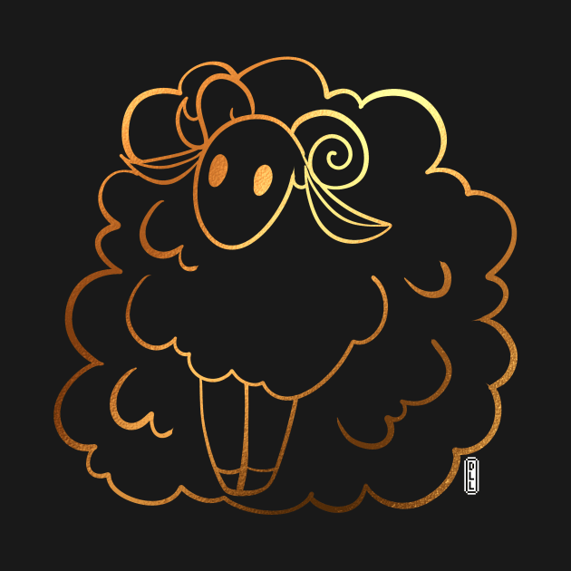 Golden Sheep by darklightlantern@gmail.com