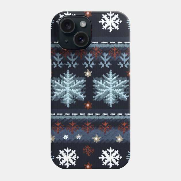 christmas seamless pattern design Phone Case by Maverick Media