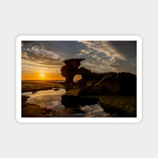 Sierra Nevada Rock, Portsea, Point Nepean, Victoria, Australia. Magnet