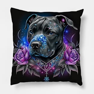 Dazzling Staffy Pillow